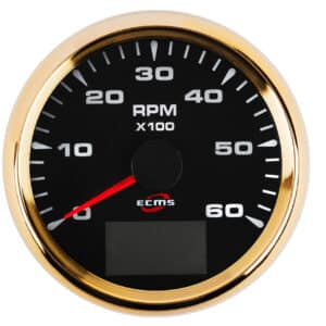 Тахометр для човна ECMS HMH3-BG-6KL