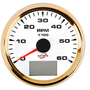 Тахометр для човна ECMS HMH3-WG-6KL
