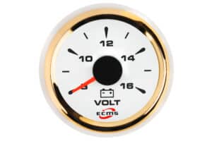 Вольтметр для човна ECMS HMV2-WG-8-16