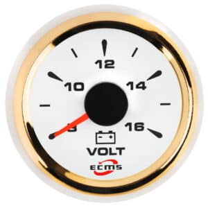 Вольтметр для човна ECMS HMV2-WG-8-16
