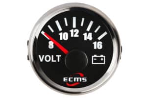 Вольтметр для лодки ECMS PMV2-BS-8-16