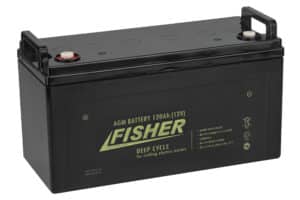 Акумулятор для човнового електромотора Fisher 120AH AGM