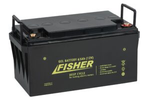 Акумулятор для човнового електромотора Fisher 65AH GEL F