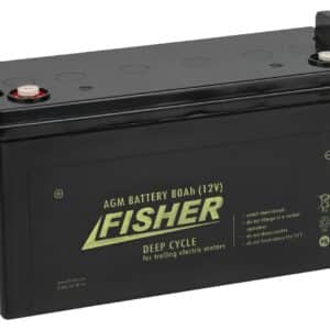 Акумулятор для човнового електродвигуна Fisher 80AH AGM