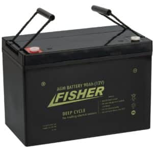 Акумулятор для човнового електромотора Fisher 90AH AGM
