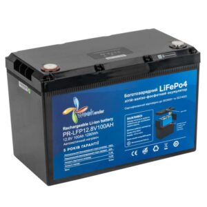 Літій-ферумний акумулятор Weekender PR-LFP12.8V100AH ​​з підігрівом