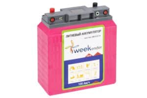 Литий-ионный аккумулятор для лодочного электромотора Weekender 12V100AH