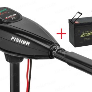 Човновий електромотор Fisher 32 + акумулятор Fisher 90AH GEL