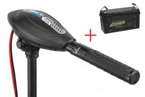 Лодочный электромотор Haswing Osapian E 55 + аккумулятор Fisher 150AH GEL