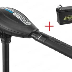 Човновий електромотор Haswing Osapian E 55 + акумулятор Fisher 150AH GEL