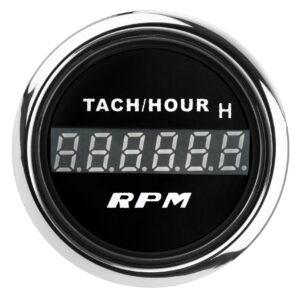 Тахометр з лічильником мотогодин для човна IGAUGE WKHMTA-DGB