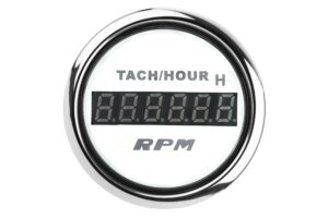 Тахометр со счетчиком моточасов для лодки IGAUGE WKHMTA-DGW