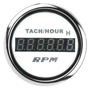 Тахометр з лічильником мотогодин для човна IGAUGE WKHMTA-DGW