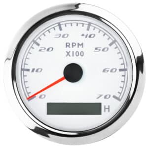 Тахометр з лічильником мотогодин для човна IGAUGE WPTA270-70HW